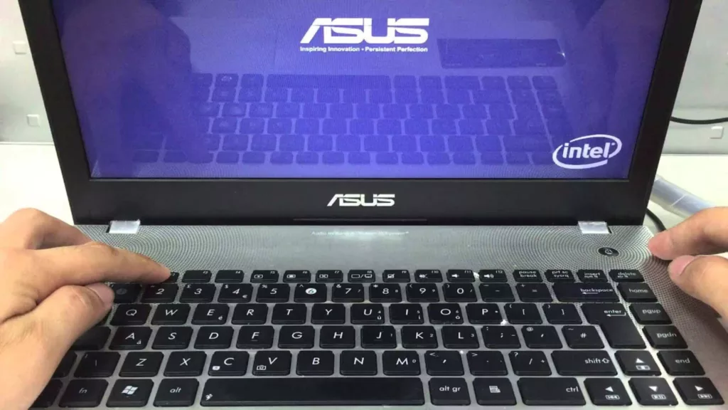 Power Button on ASUS Laptop