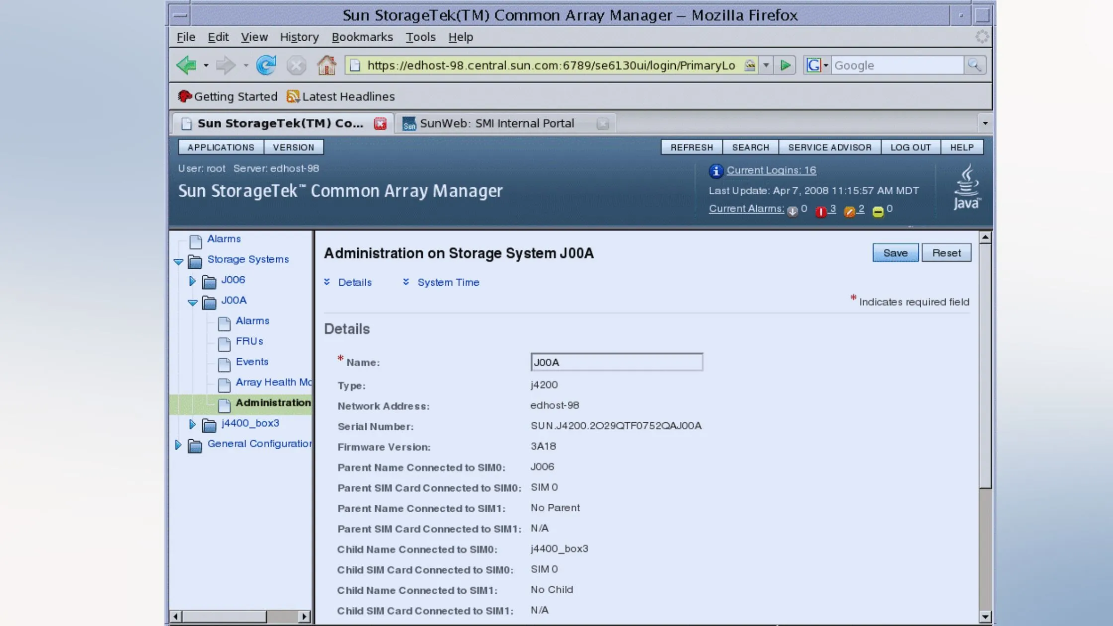 Common Array Manager